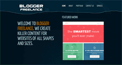 Desktop Screenshot of bloggerfreelance.com