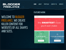 Tablet Screenshot of bloggerfreelance.com